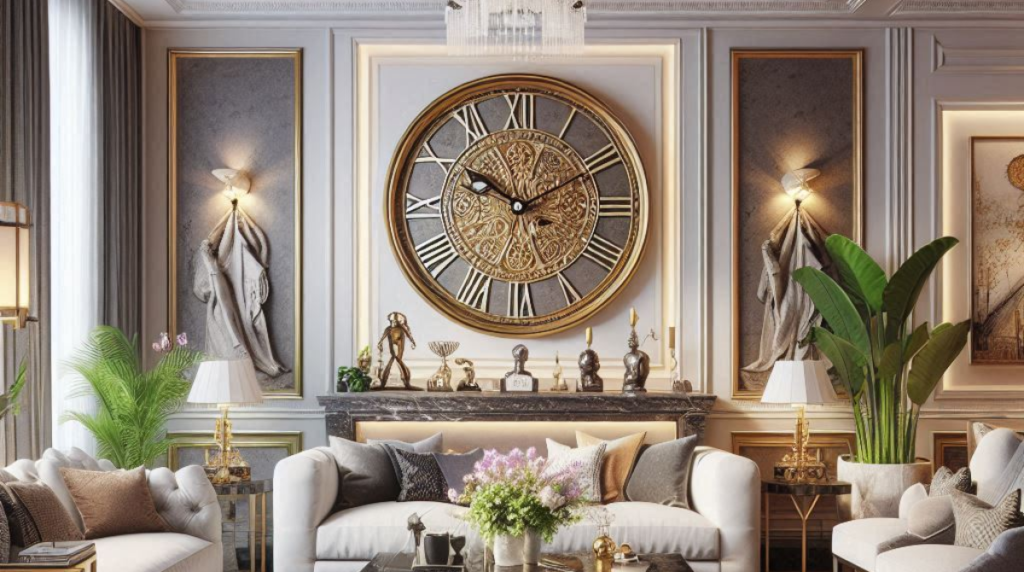 Elevate Your Living Room with a Luxury Wall Clock